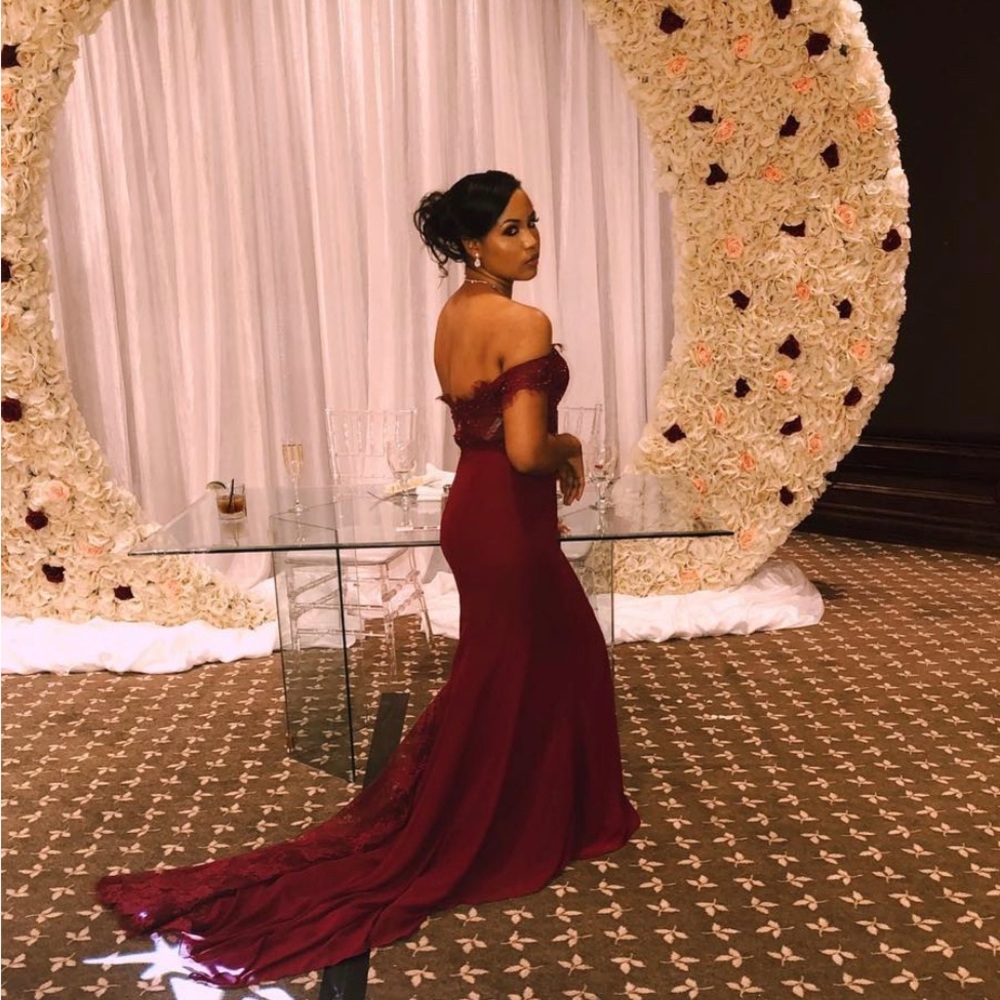 JJ’s House - Burgundy Gown